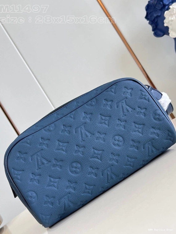 Aaa replica ru VUITTON LOUIS KIT LOCKER DOPP bag-23*13*12CM 0724